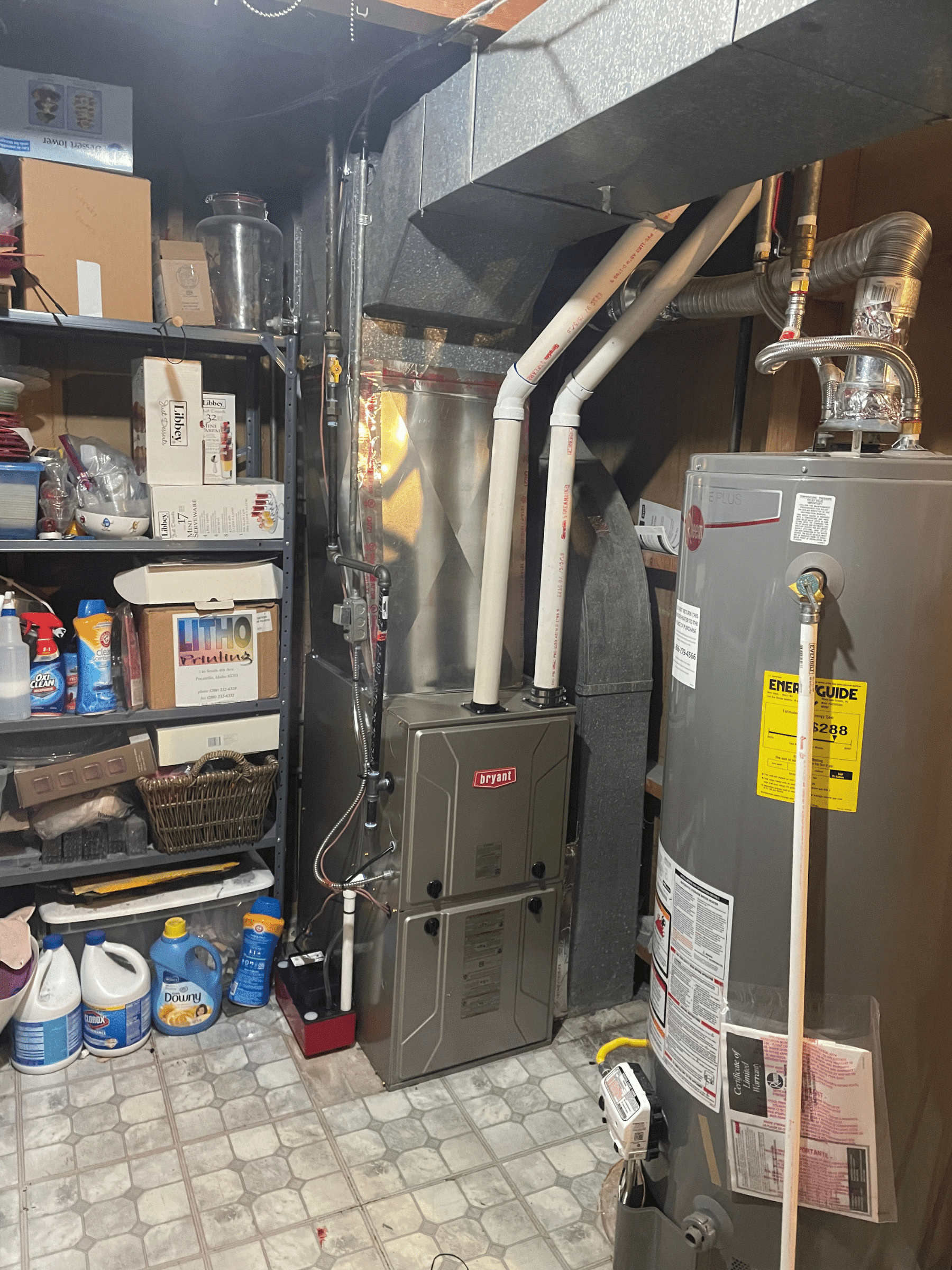 HVAC Residential Bryant Furnace Install